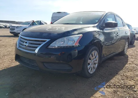 2015 Nissan Sentra S z USA, uszkodzony, nr VIN 3N1AB7AP0FY372359